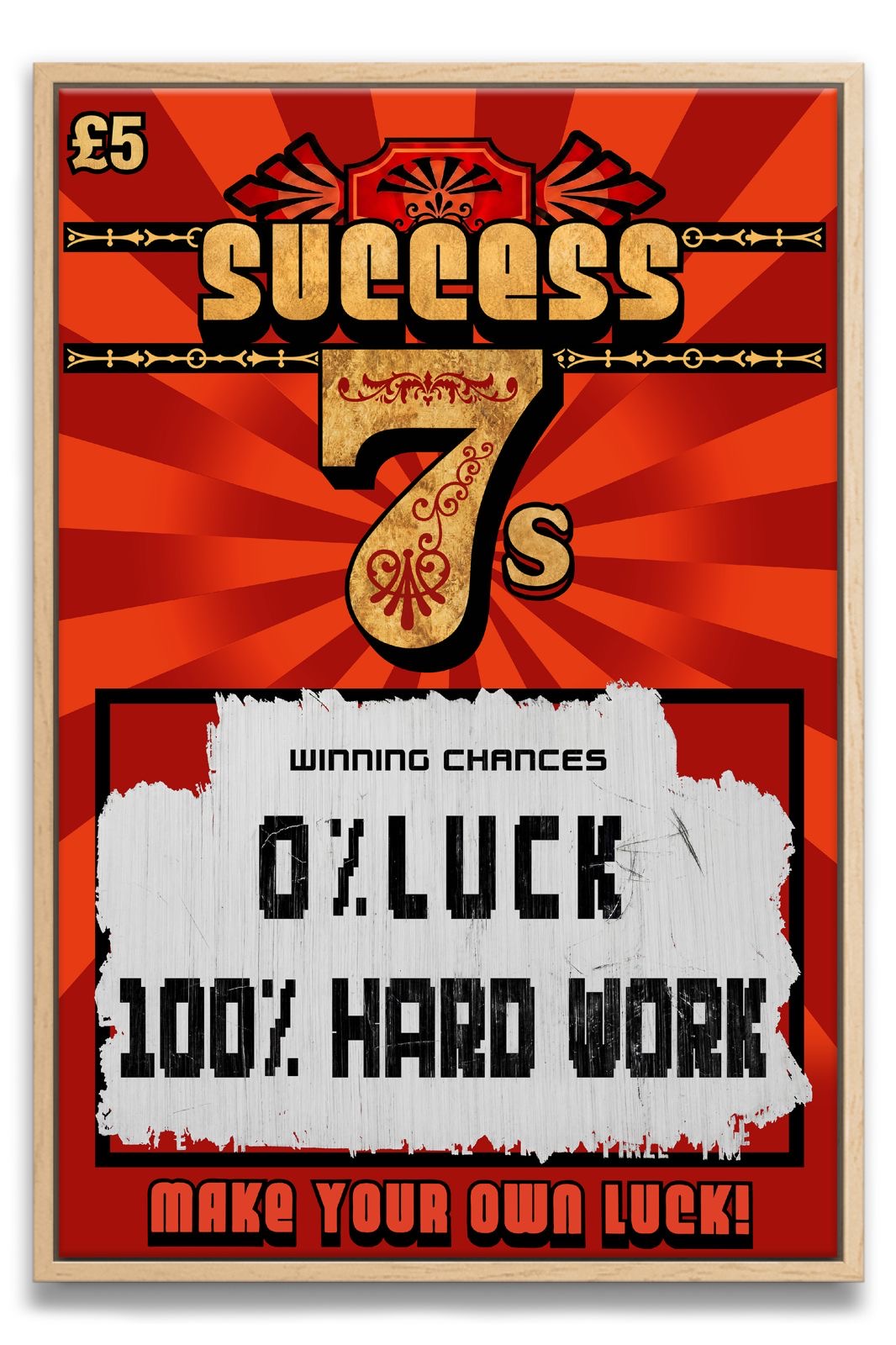 Success Canvas PRINT