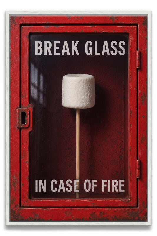 In Case Of Fire Canvas PRINT