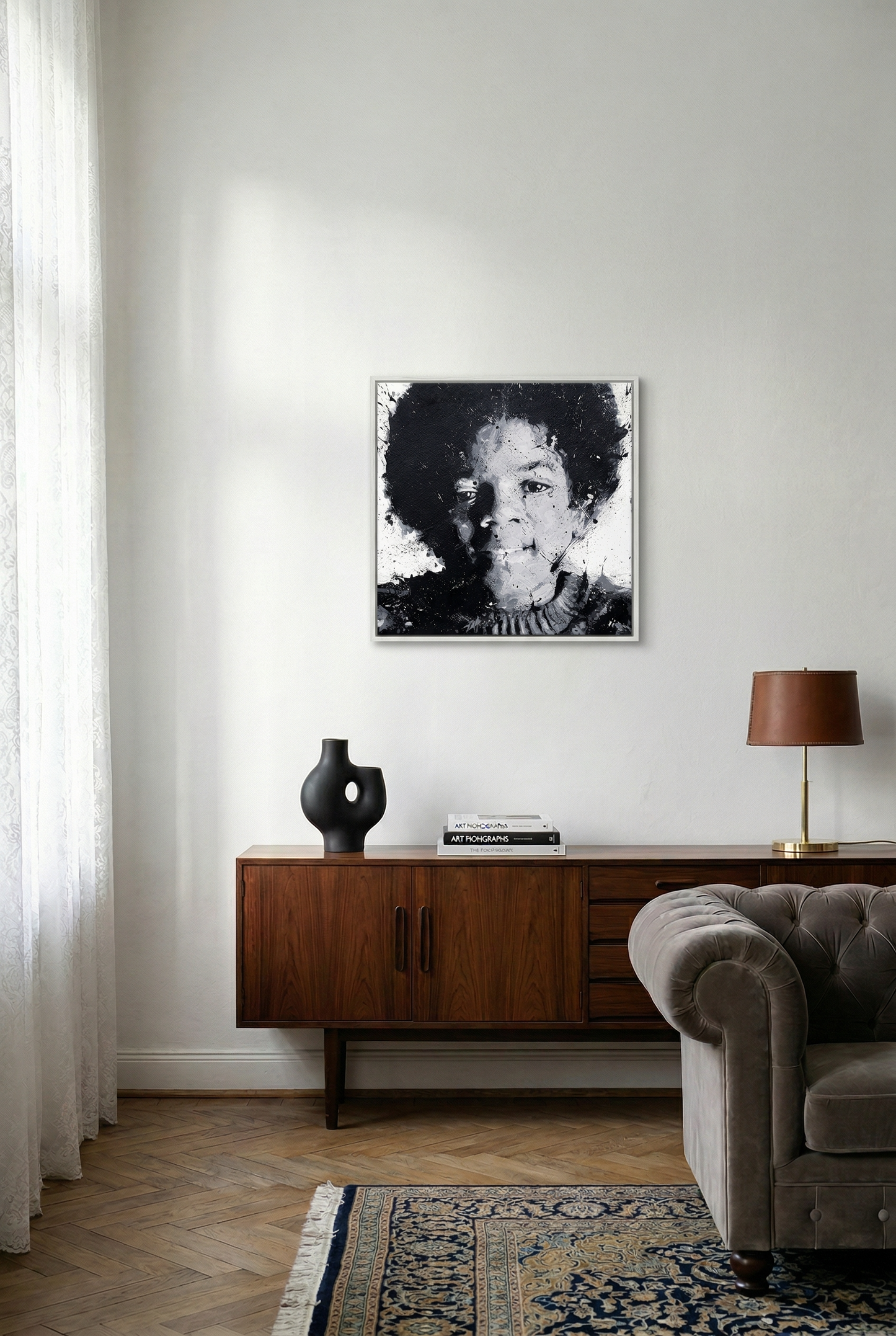 Young Michael Jackson Canvas PRINT
