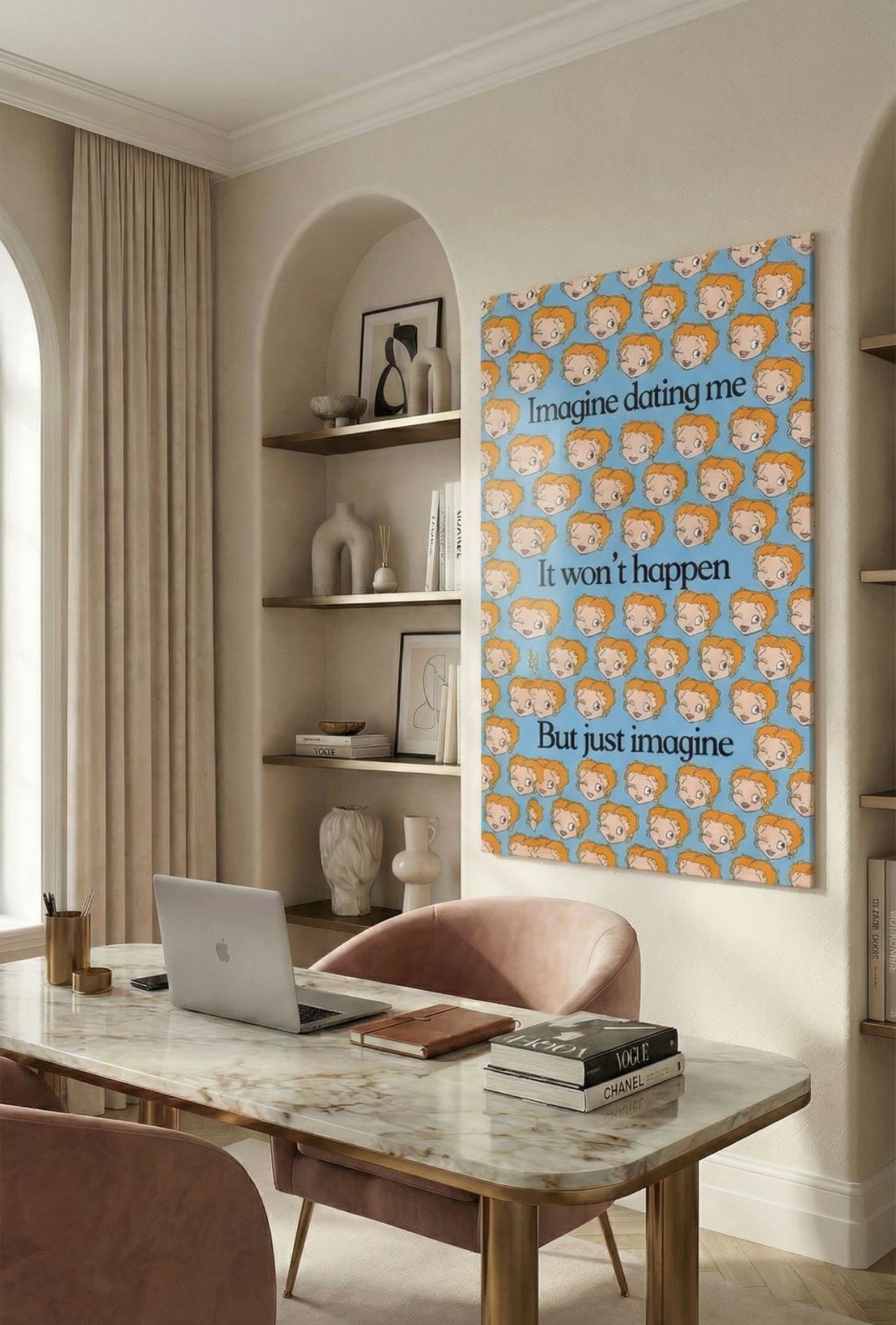 Just Imagine Canvas PRINT