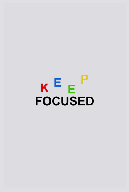 Keep Focused Canvas PRINT