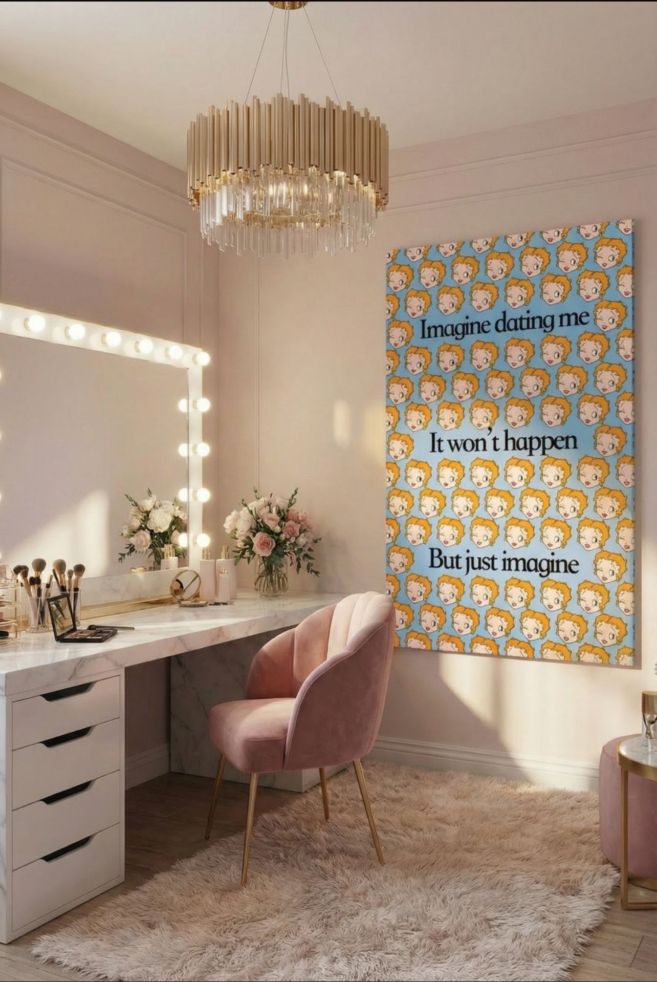 Just Imagine Canvas PRINT