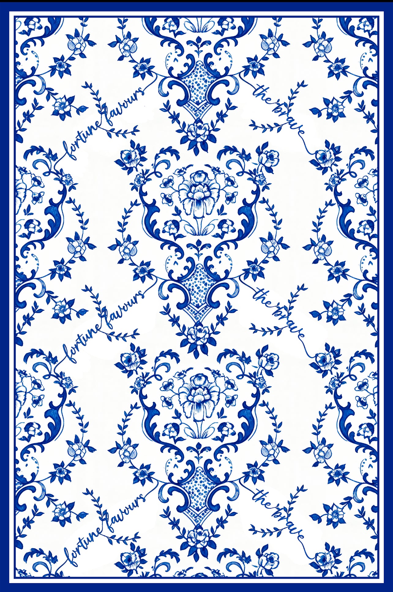 Fortune Favours The Brave Canvas PRINT