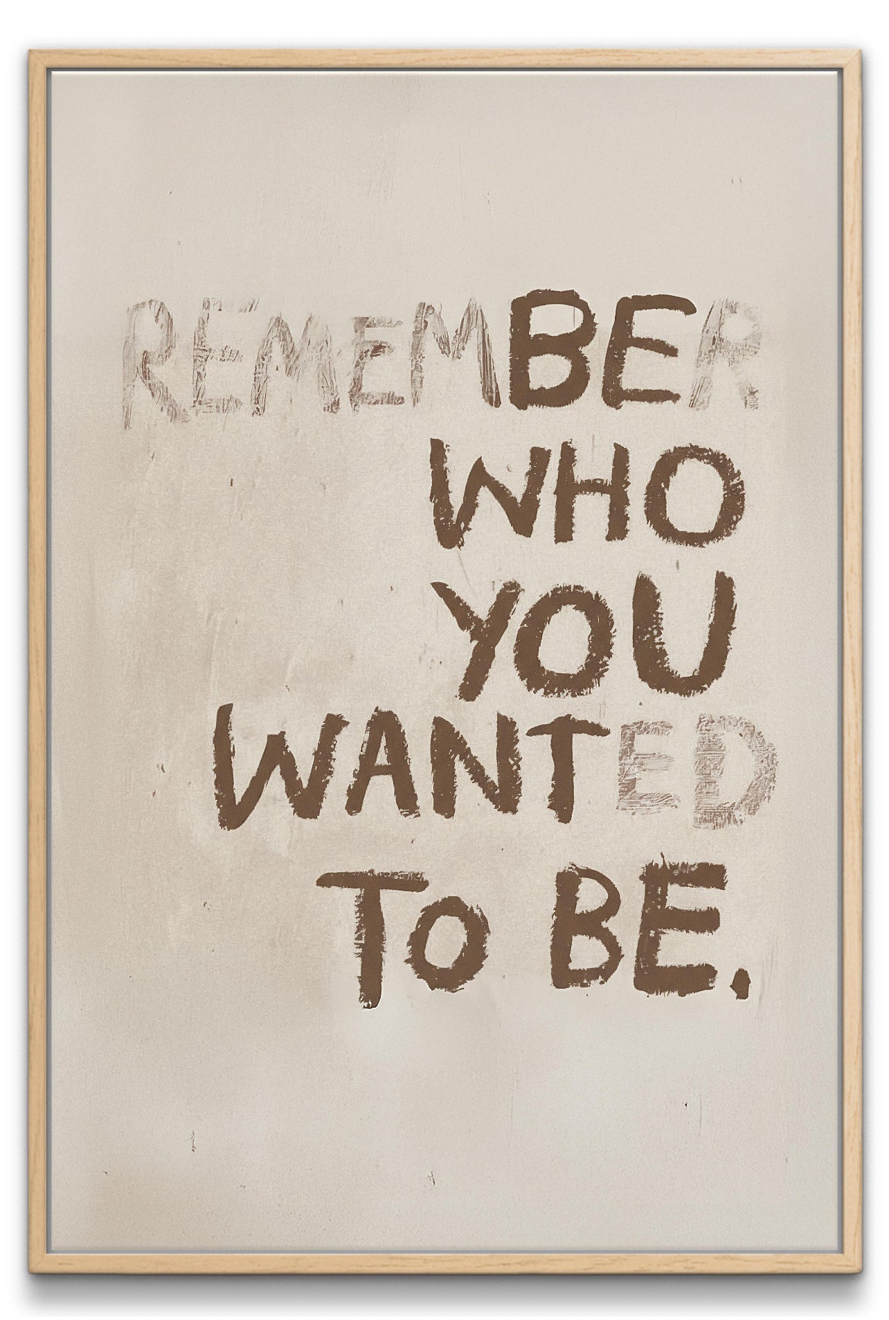 Remember Canvas PRINT