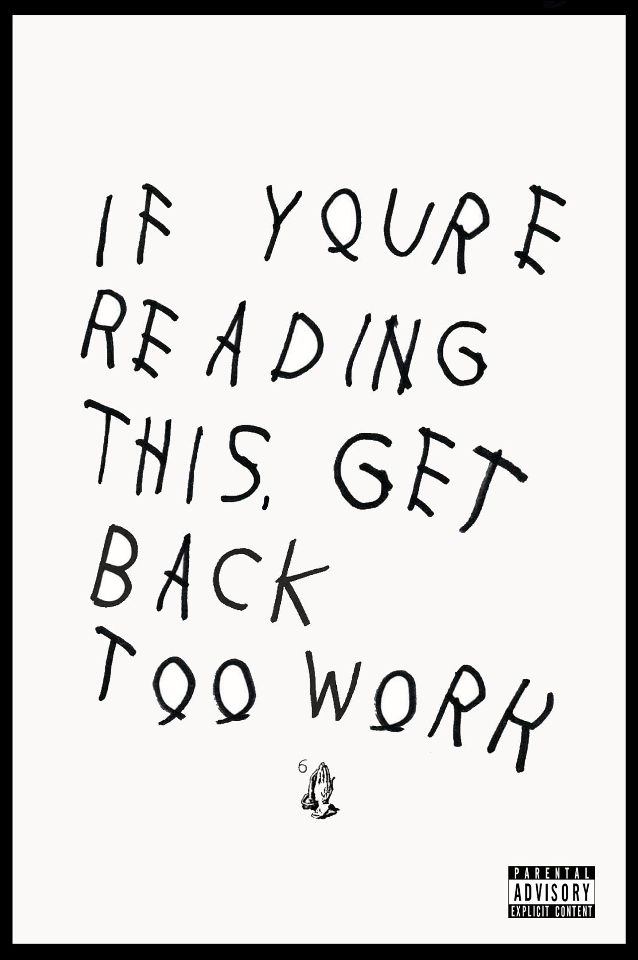 Get Back Too Work Canvas PRINT