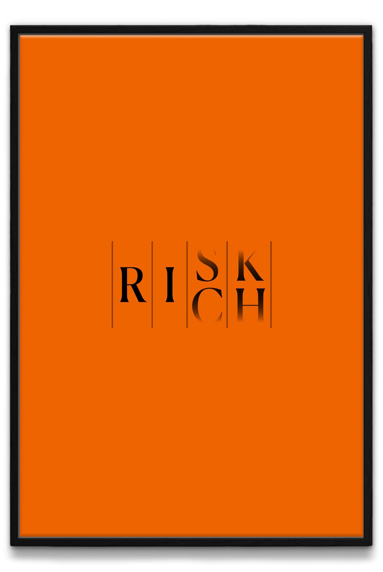 Risk Canvas PRINT