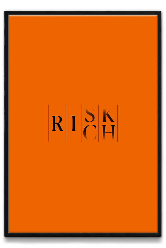 Risk Canvas PRINT