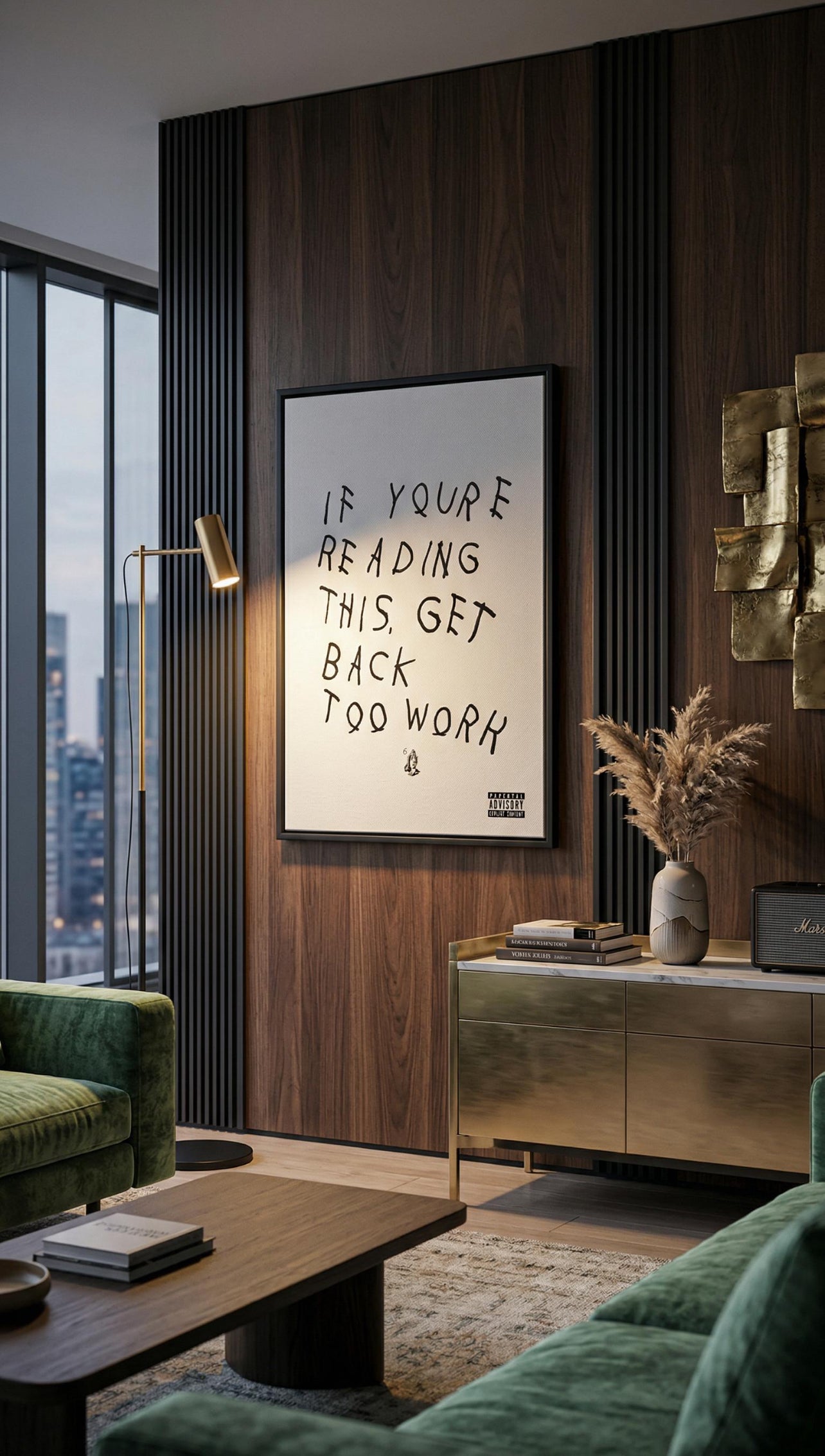 Get Back Too Work Canvas PRINT