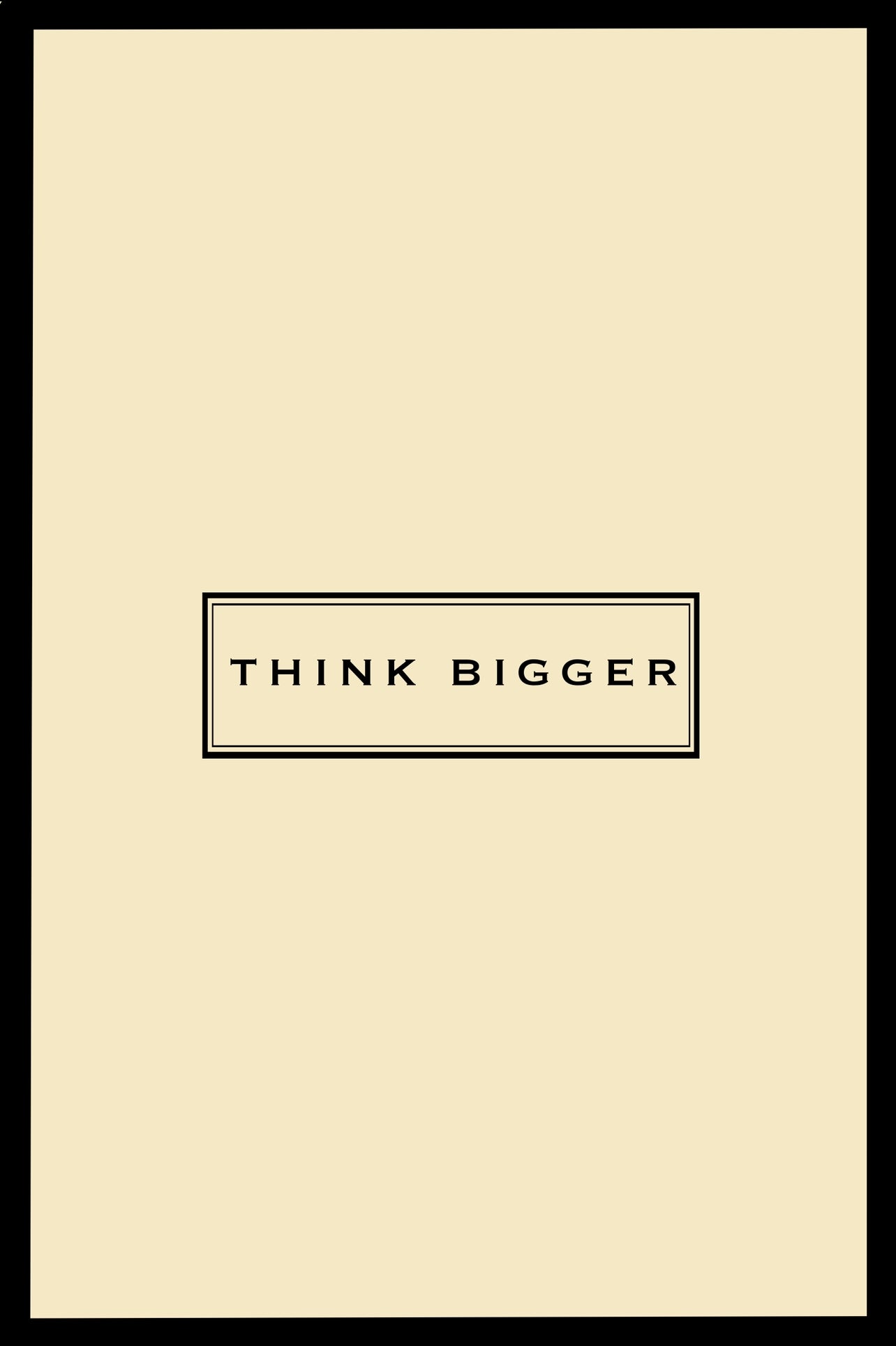 No, Bigger Canvas PRINT