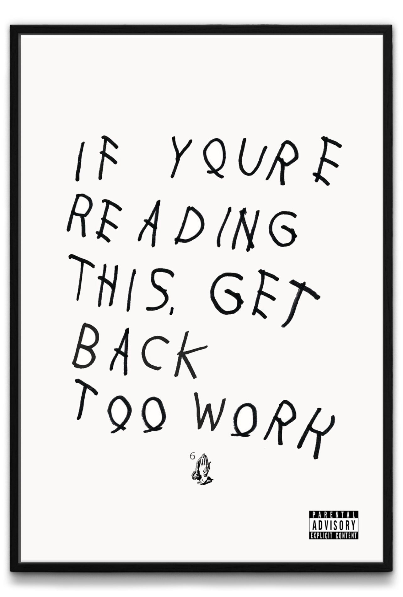 Get Back Too Work Canvas PRINT