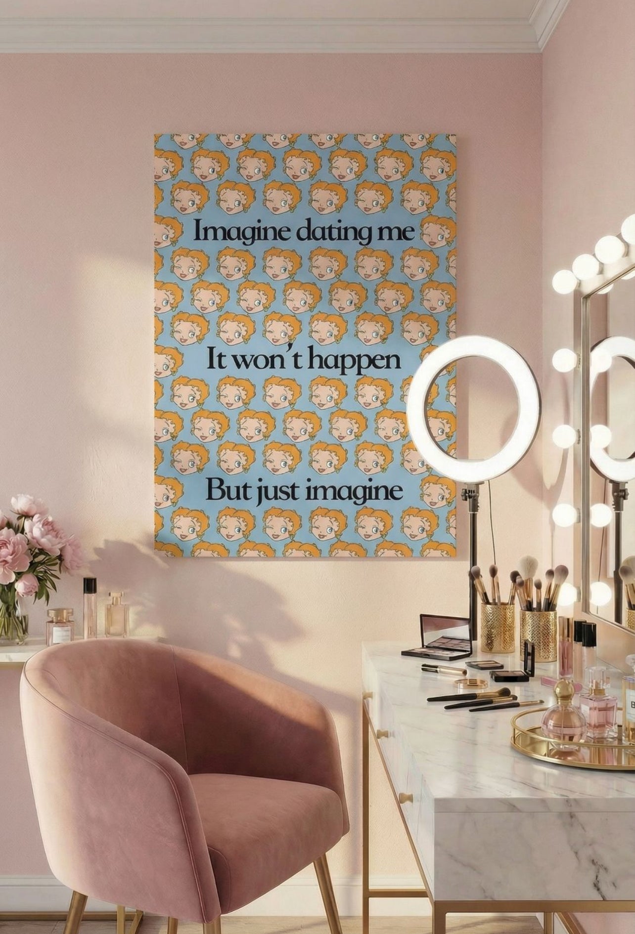 Just Imagine Canvas PRINT