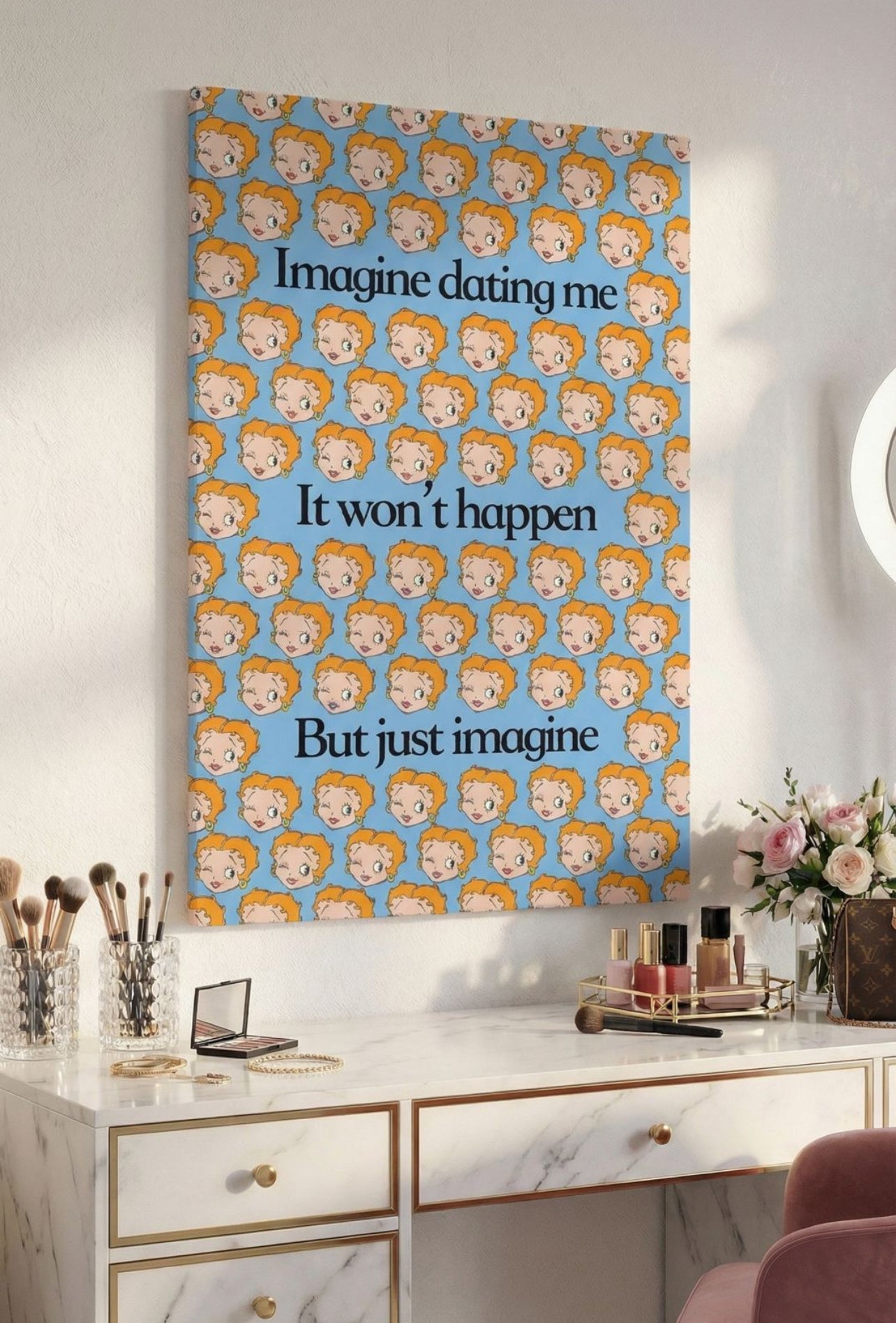Just Imagine Canvas PRINT
