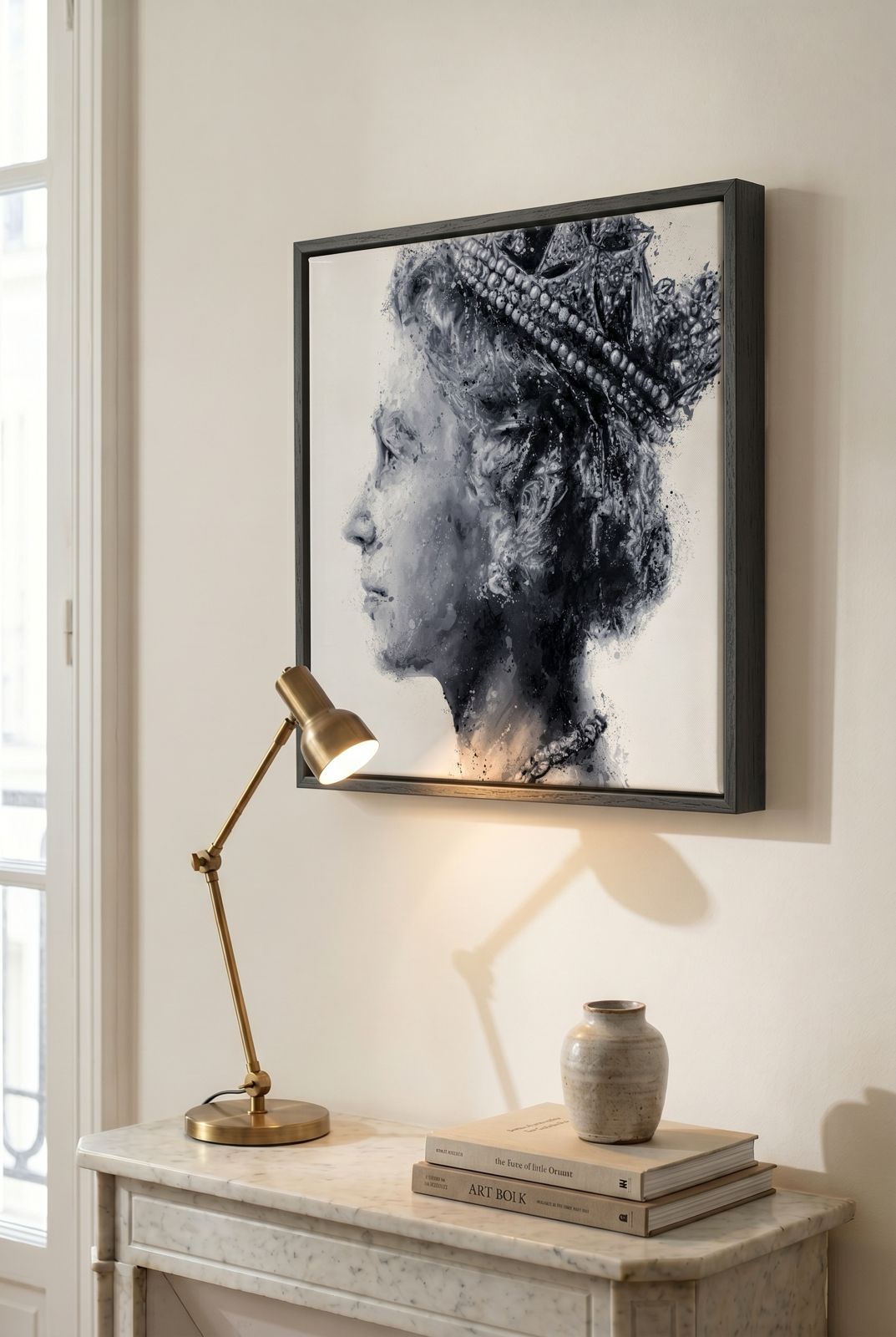 Young Queen Elizabeth II Canvas PRINT