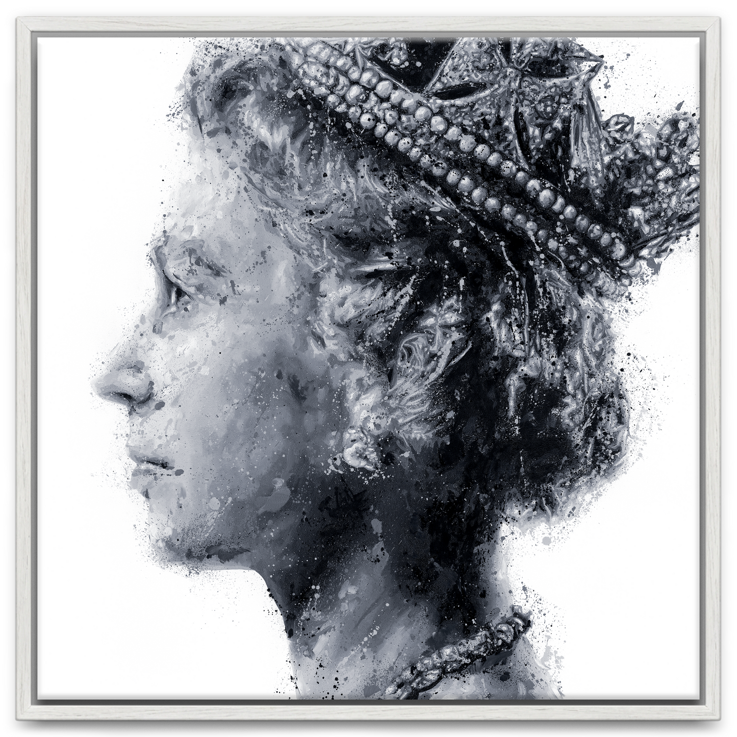 Young Queen Elizabeth II Canvas PRINT