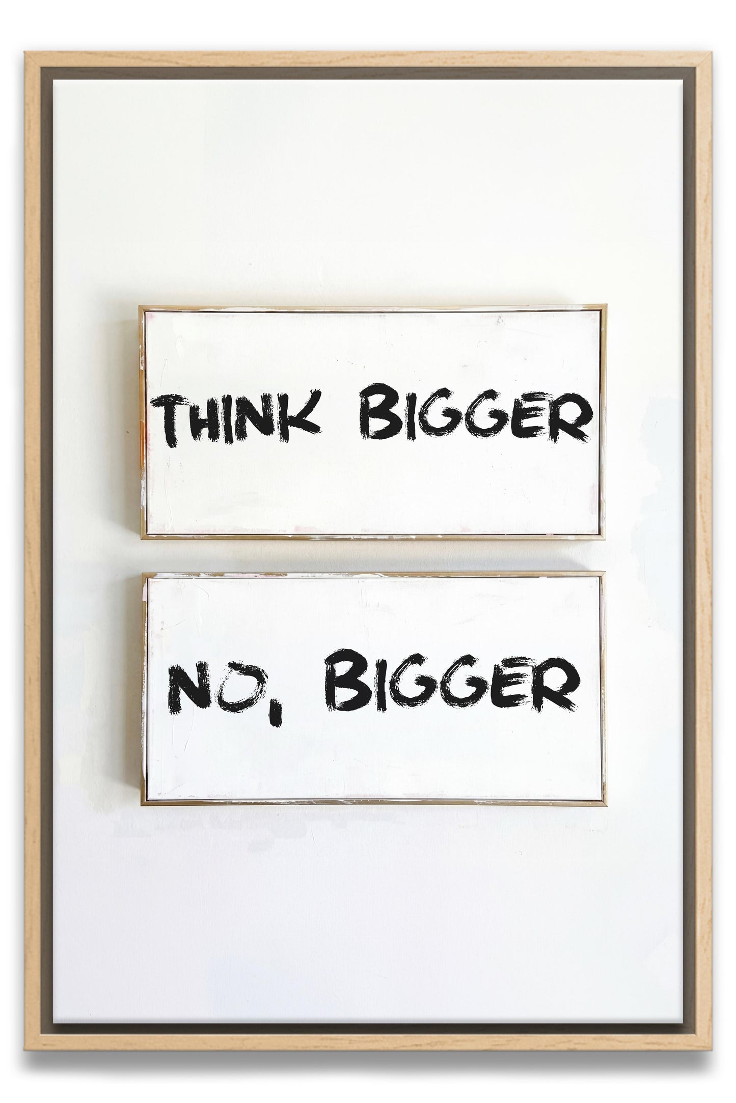 Think Bigger Canvas PRINT