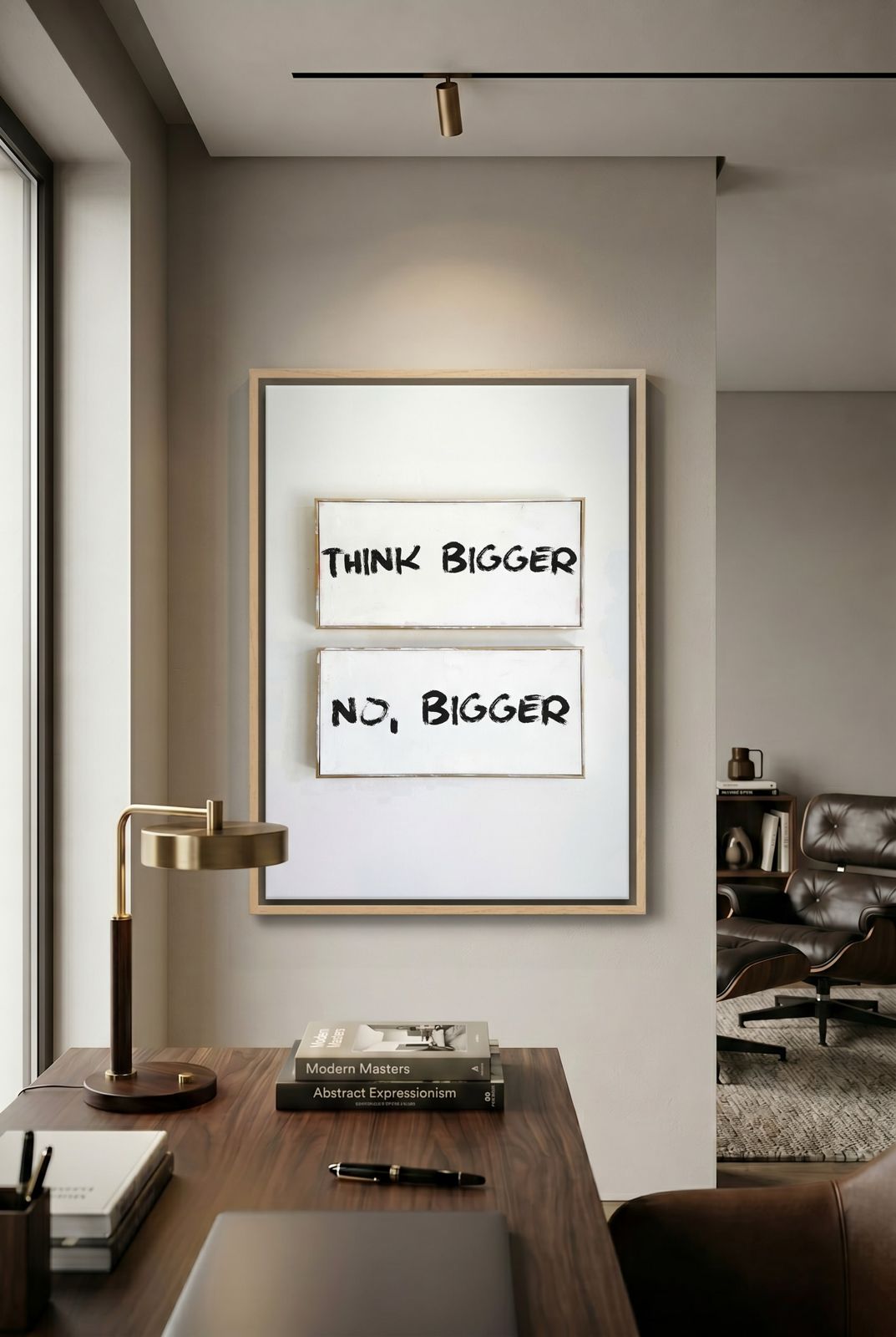 Think Bigger Canvas PRINT