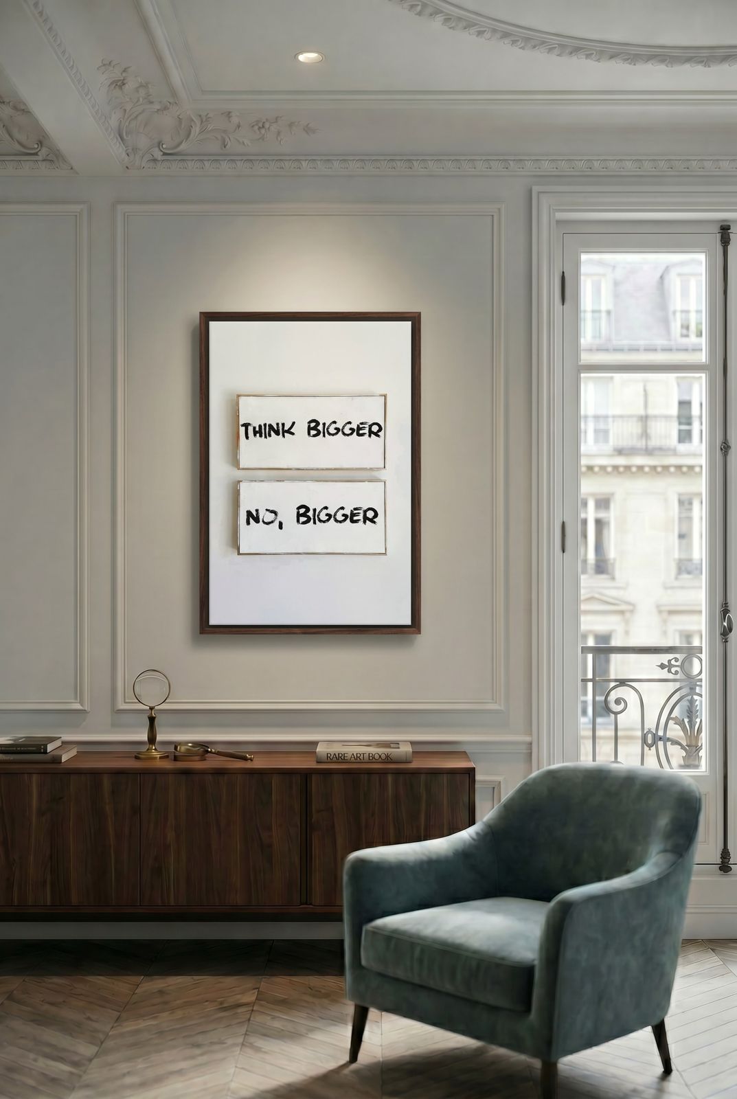 Think Bigger Canvas PRINT