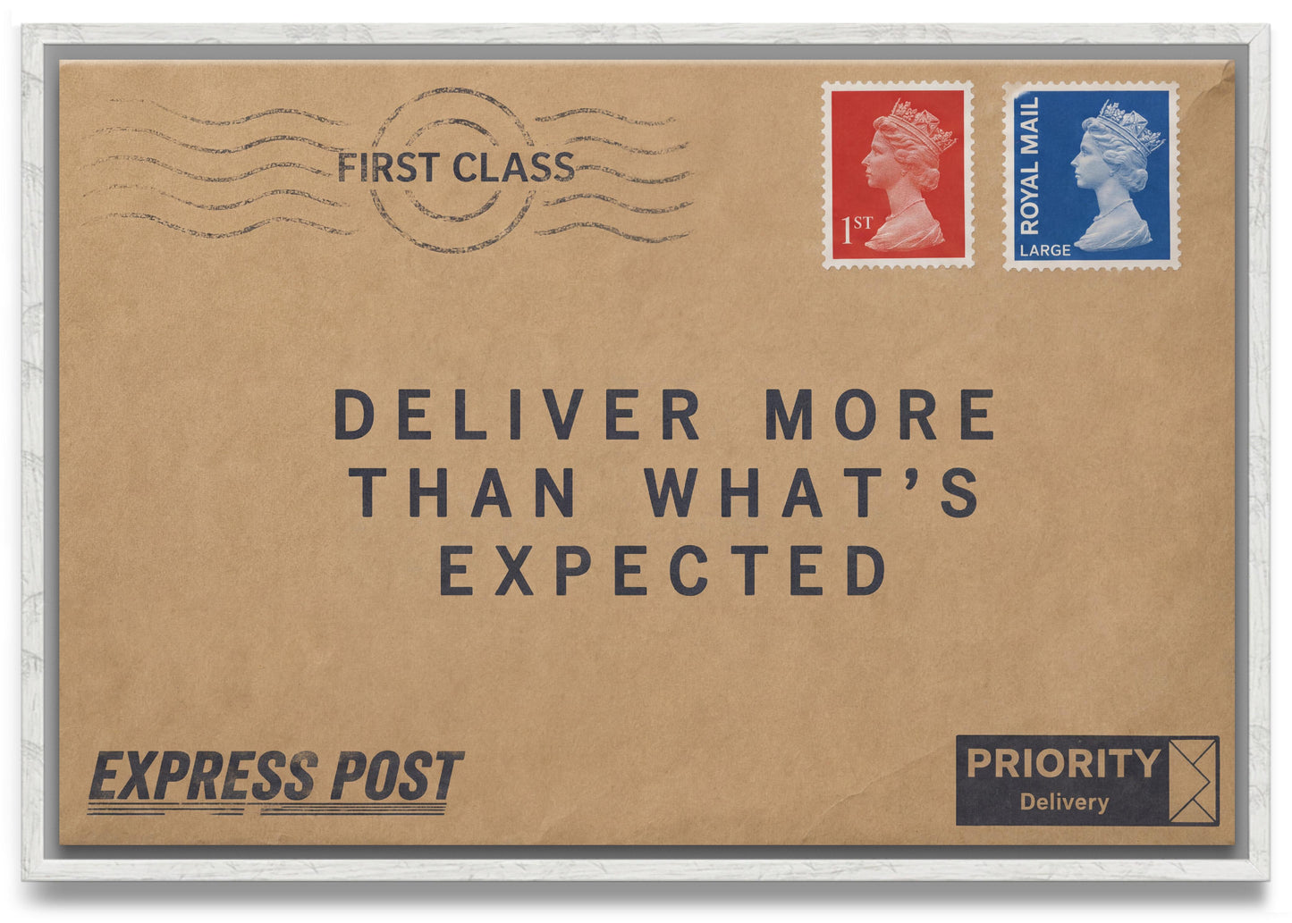 Deliver More Canvas PRINT