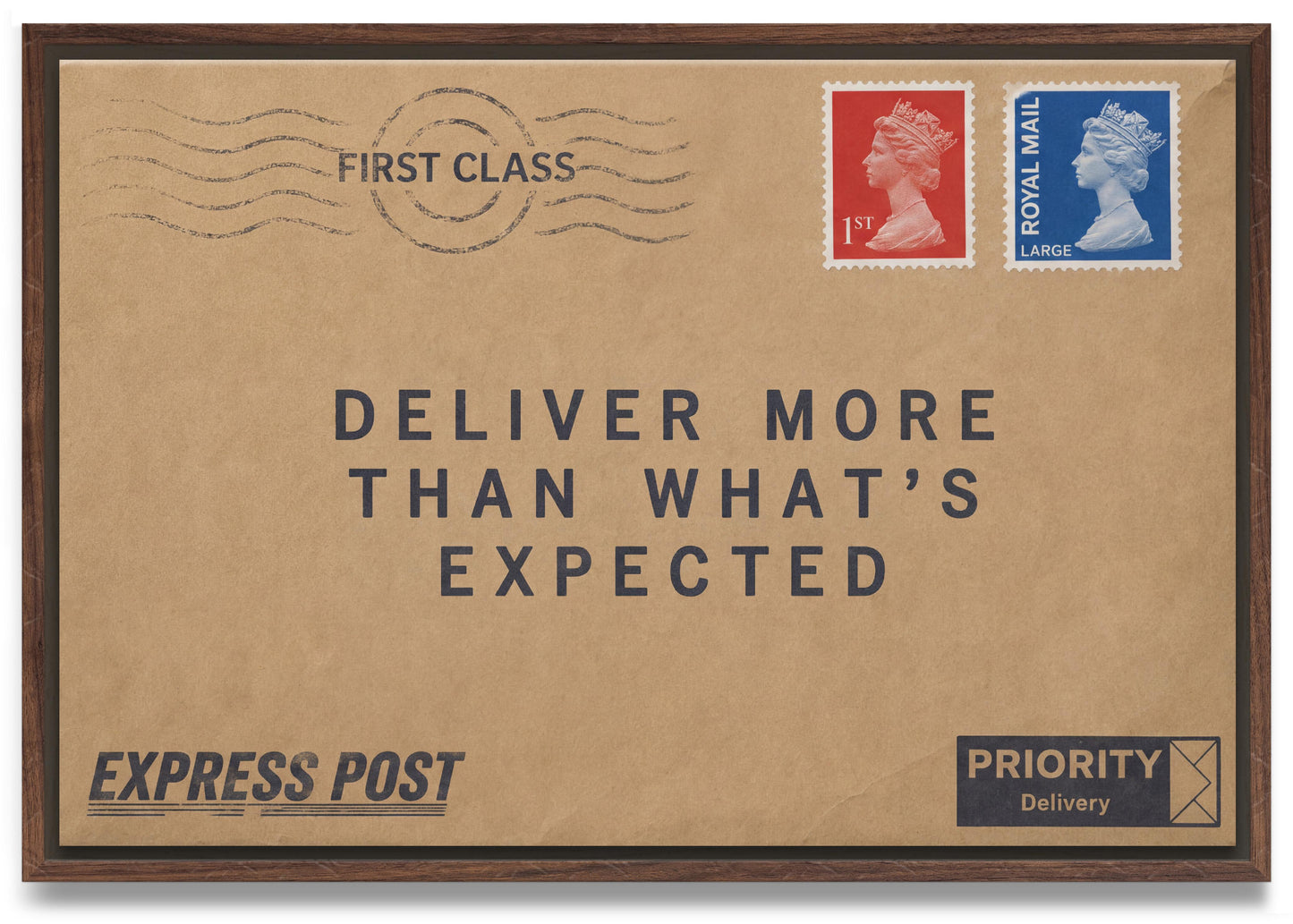 Deliver More Canvas PRINT