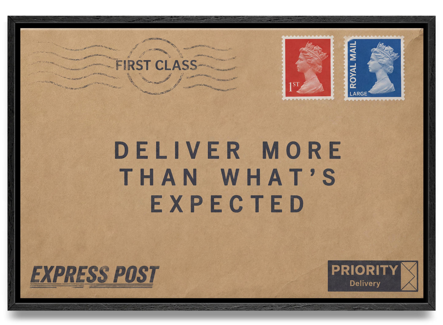 Deliver More Canvas PRINT