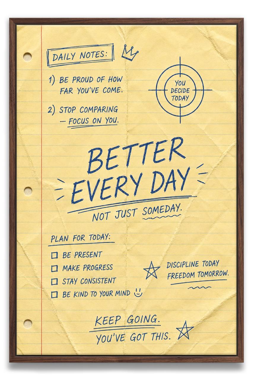 Better Every Day Canvas PRINT