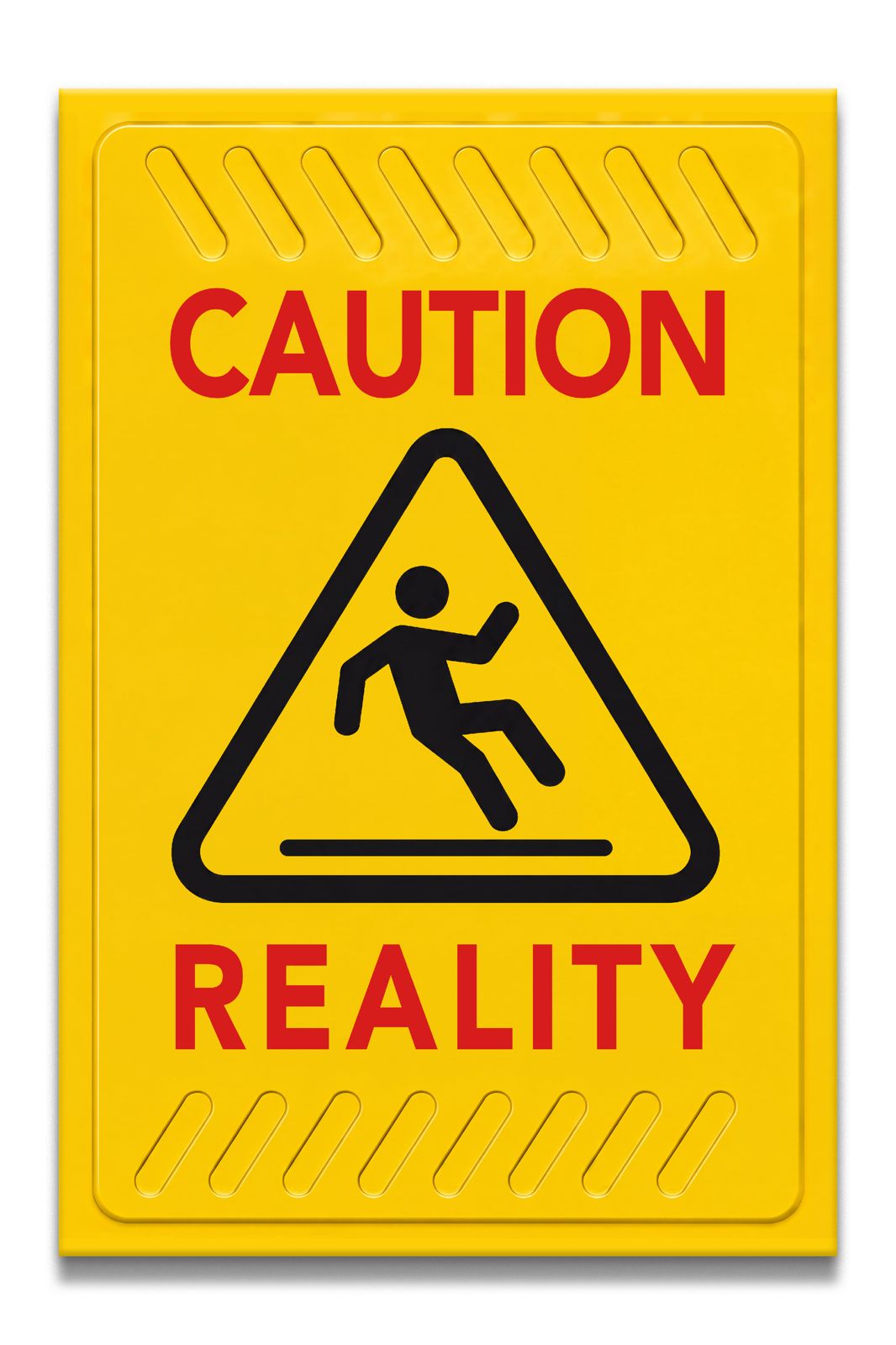 Caution Reality Canvas PRINT