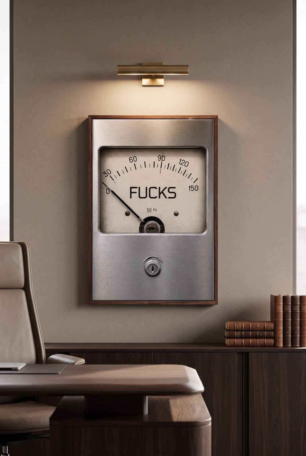 Zero F*cks Canvas PRINT