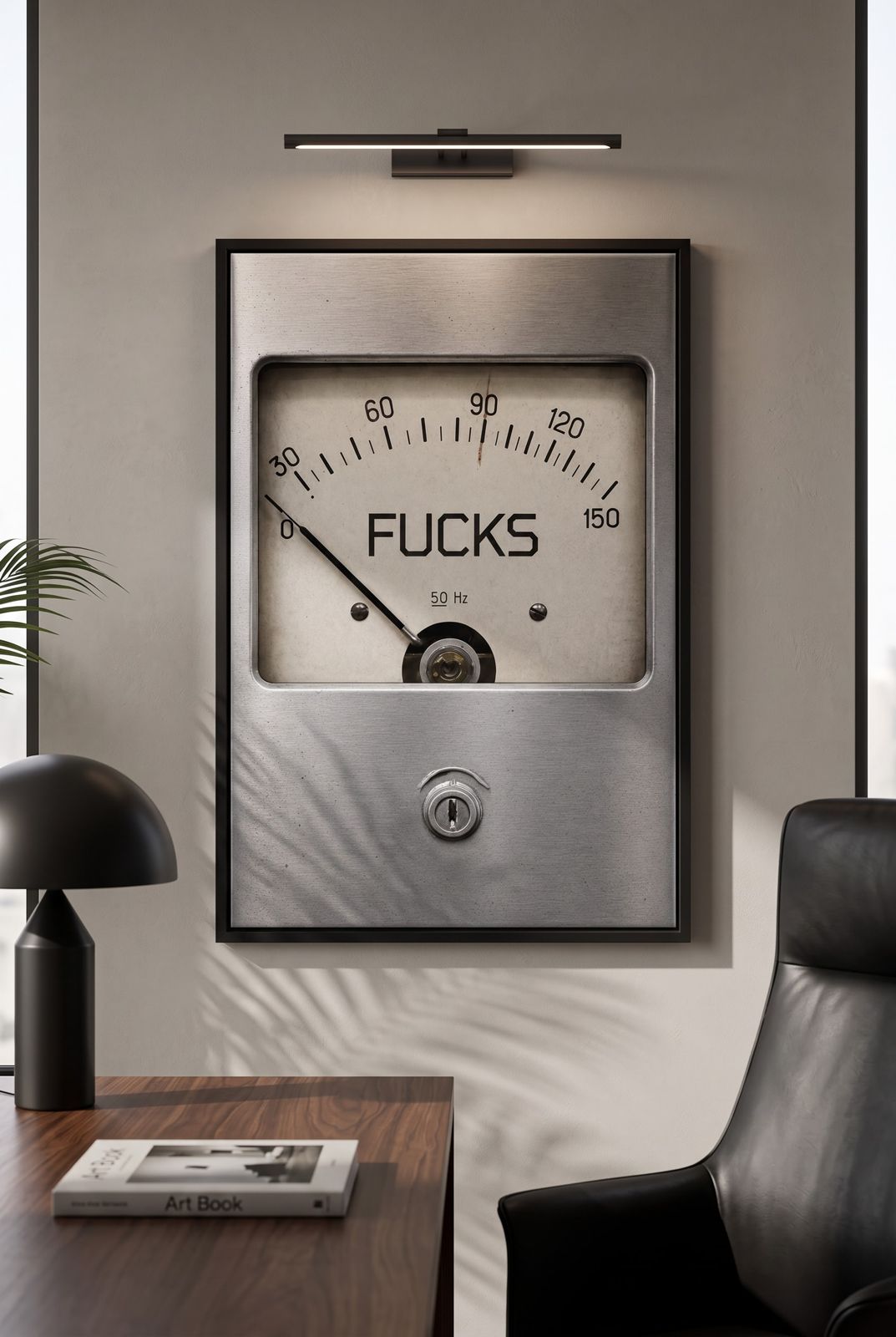 Zero F*cks Canvas PRINT