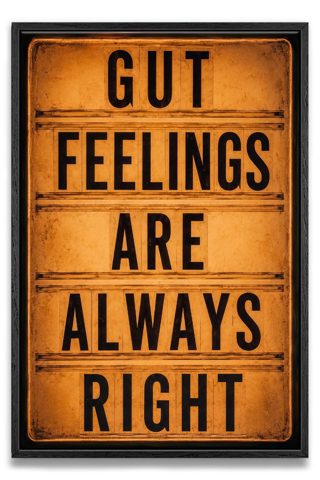 Gut Feelings Canvas PRINT