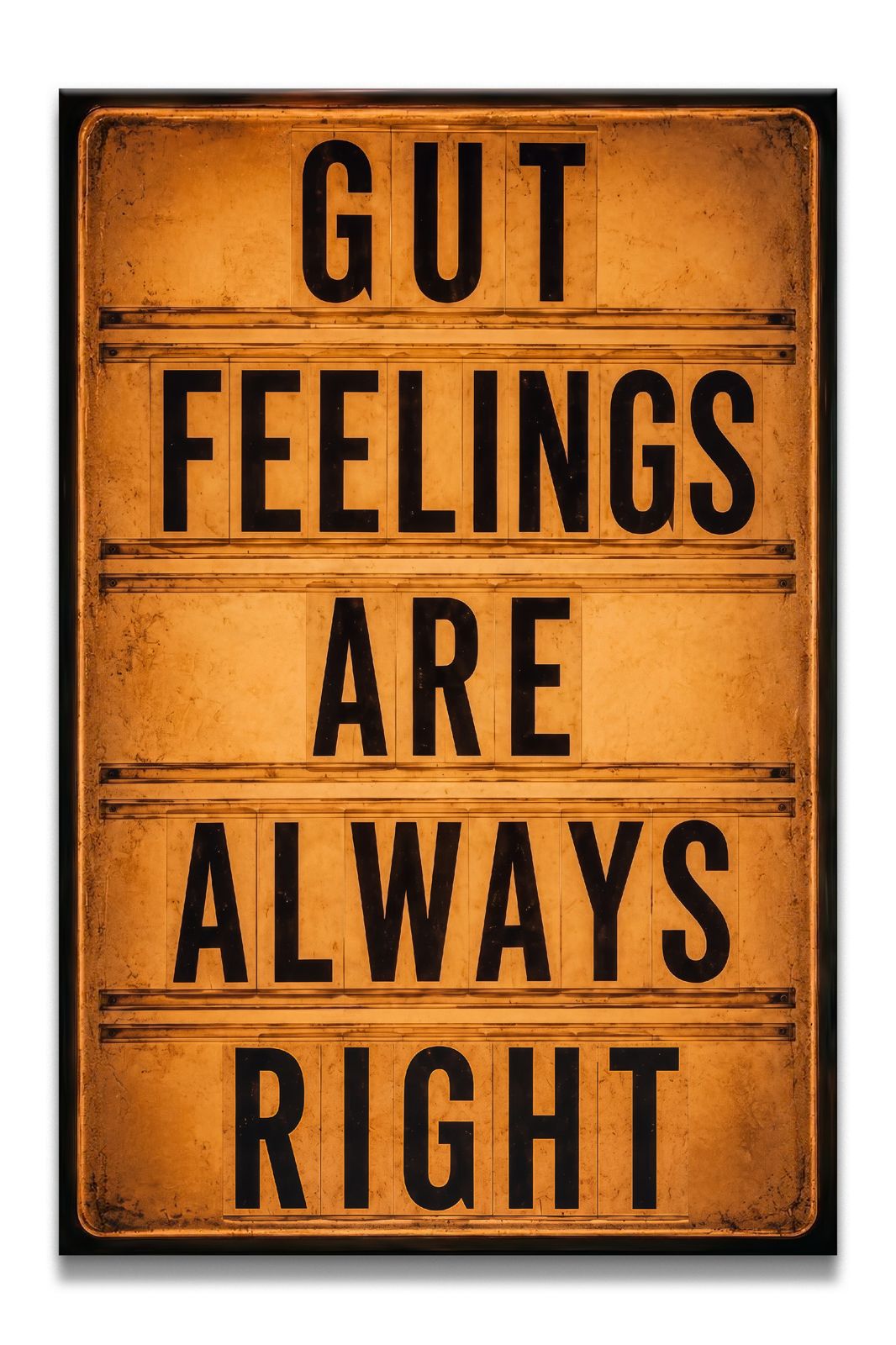 Gut Feelings Canvas PRINT