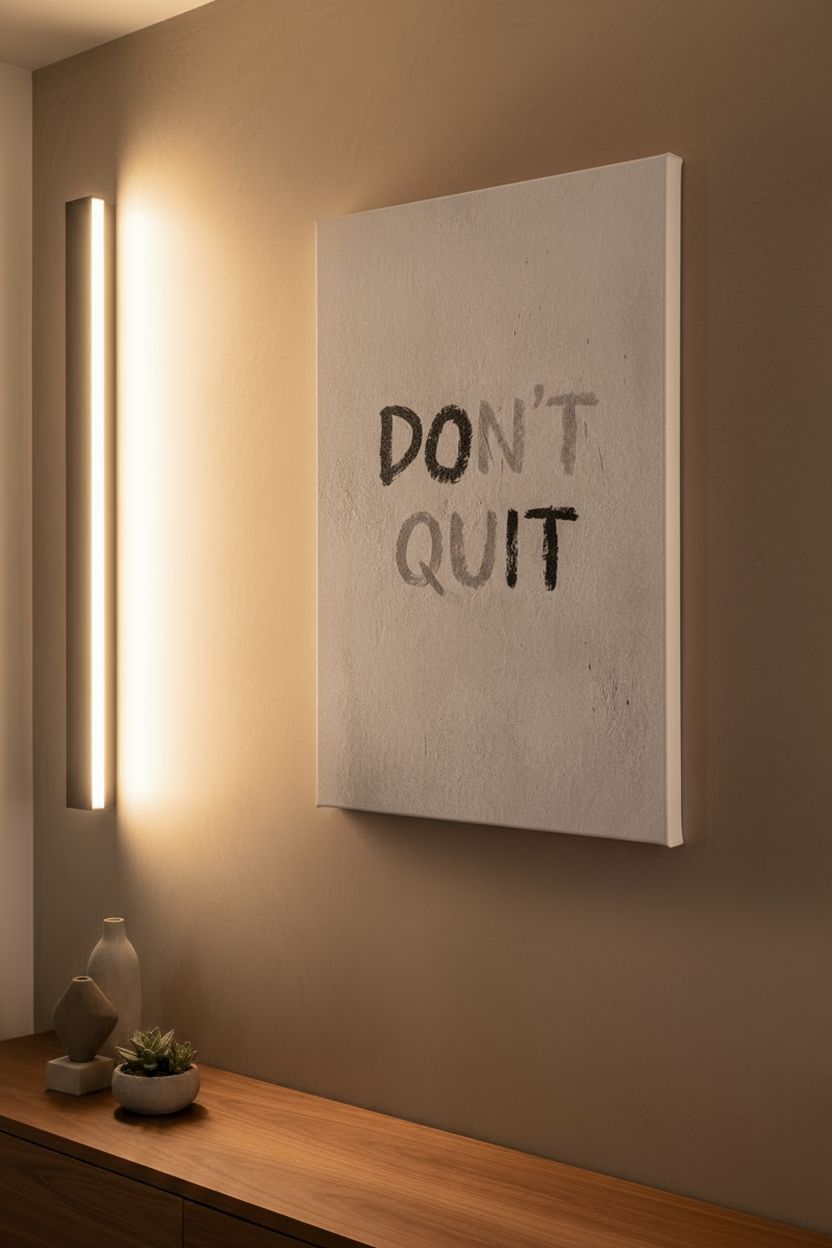 Don’t Quit Original Canvas PRINT