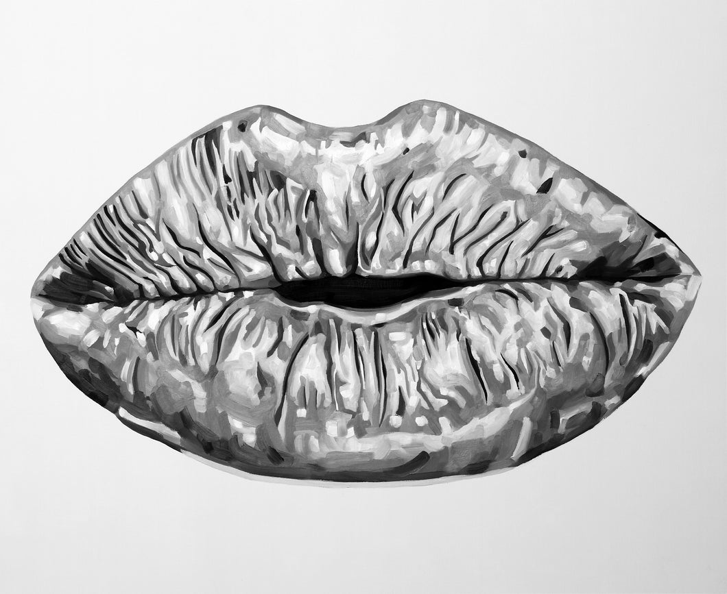 Lips (Black & White) Limited Edition PRINT